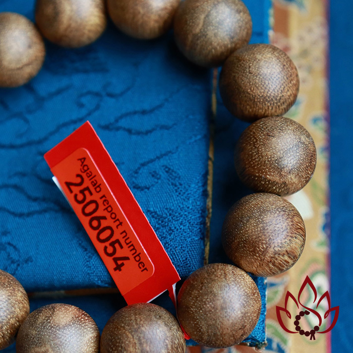 Vòng Trầm Hương Hạt Tròn | 16 Ly | Trầm Tốc Kiến Tự Nhiên Lâu Năm